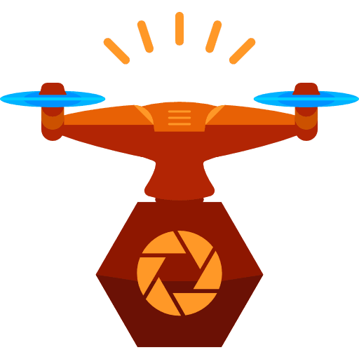 Drone transportation remote control drone icon