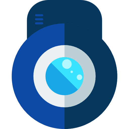 Lens technology electronics camera icon