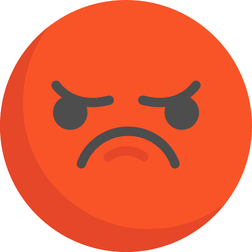 Angry emoticons aggresive mad icon