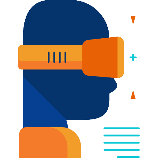 Ar glasses electronic technology digital icon