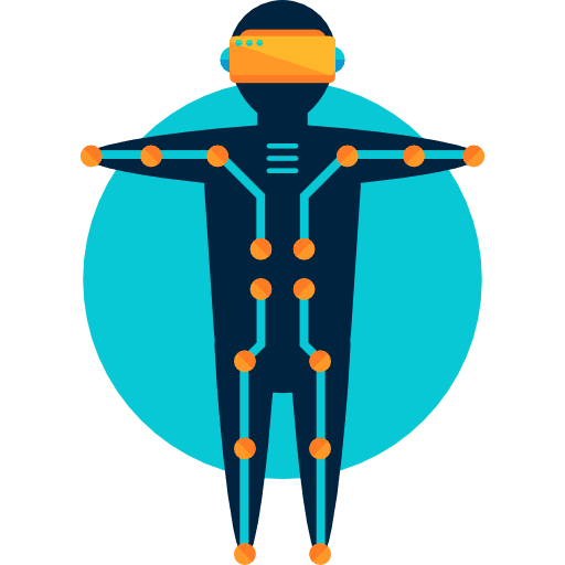 Bodysuit multimedia technology bodysuit icon