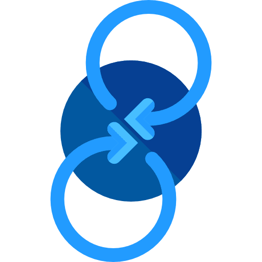 Spin arrows spin rotate icon