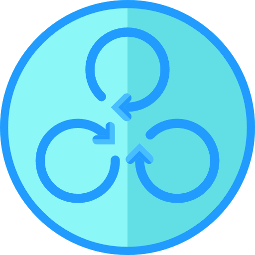 Spin rotate arrows spin icon