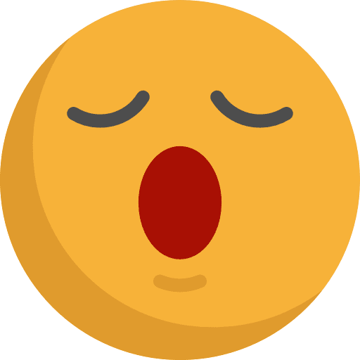 Bored feelings smileys emoji icon