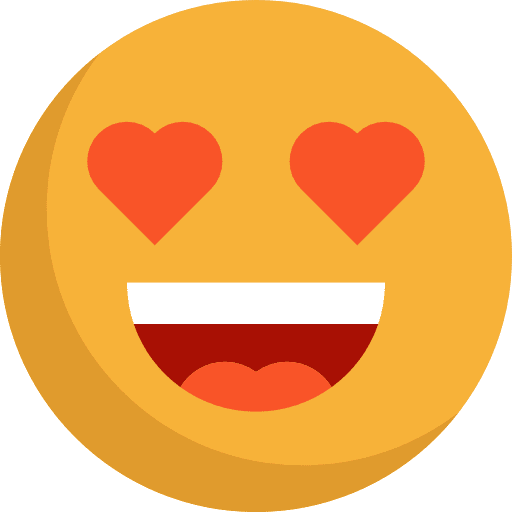 In love smileys in love emoticons icon