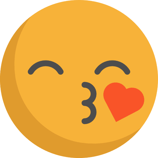 Kiss smileys feelings kiss icon
