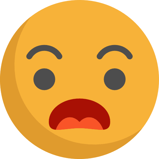 Surprised smileys surprised emoticons icon