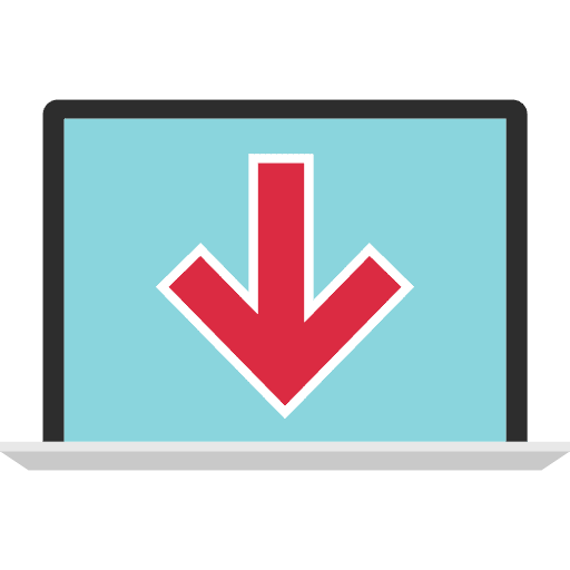 Laptop computer electronic technology icon