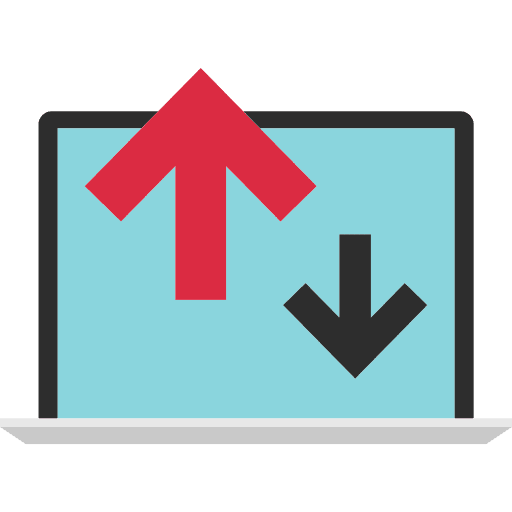 Laptop technology electronic computer icon