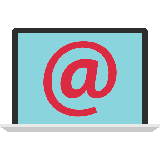 Laptop computer graphic analytics icon