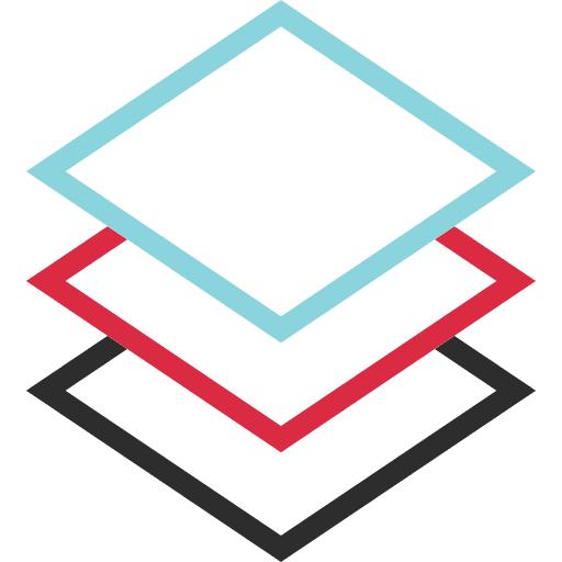 Layers illustration graphic design interface icon