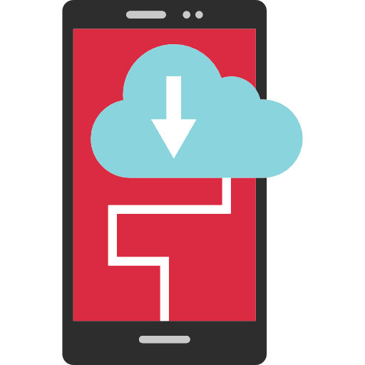 Smartphone technology cellphone communications icon