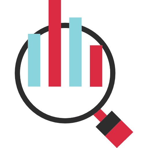 Analytics seo and web bar chart analytics icon