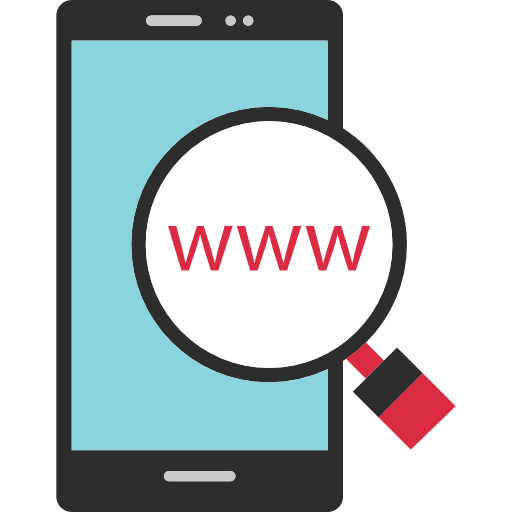 Smartphone mobile phone touch screen communications icon