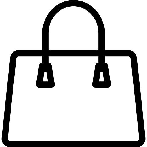 Hand bag tools and utensils handbag handbags icon