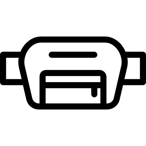 Pouch fashion pouch bag icon