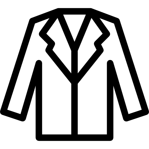 Coat clothes christmas overcoat icon