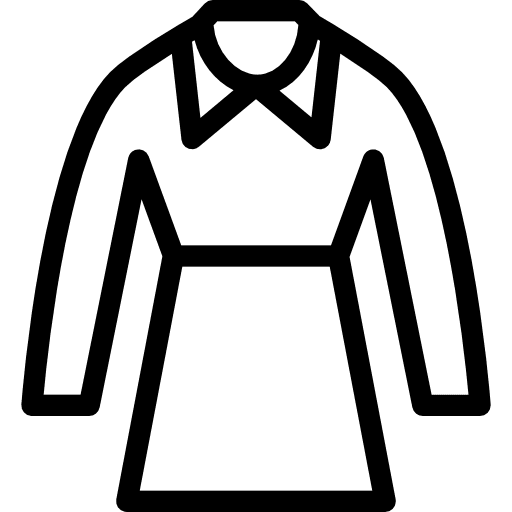 Dress femenine dress clothing icon