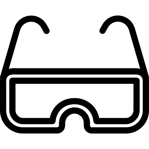 Glasses optical tools and utensils ophthalmology icon
