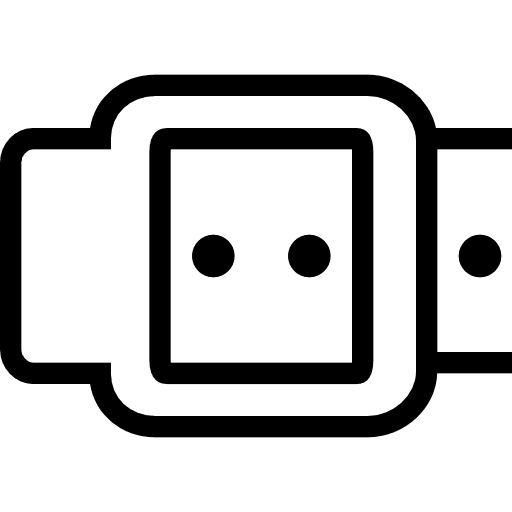 Belt elegant accesory belt icon