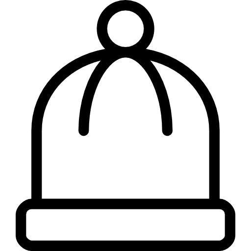 Hat fashion christmas winter hat icon