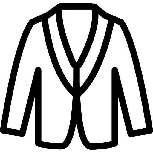 Jacket coat overcoat winter icon