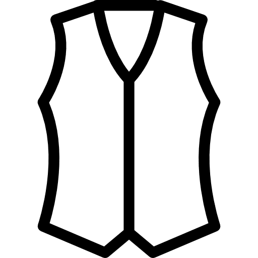 Vest vest suit masculine icon