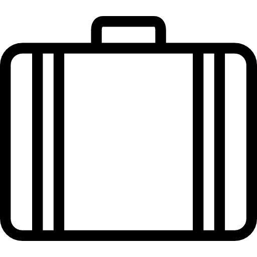 Briefcase portfolio briefcase business icon