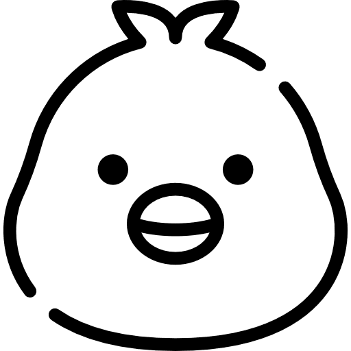 Chicken bird farm easter icon