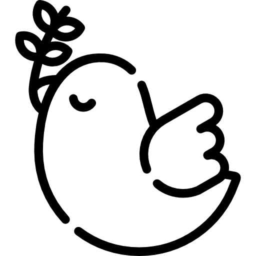 Dove animals peace bird icon
