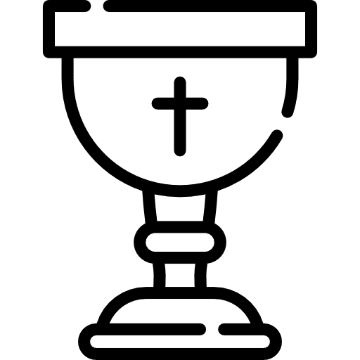 Goblet christian wine glass cultures icon