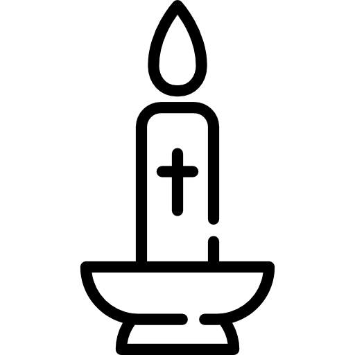 Candle christmas candle ornamental icon