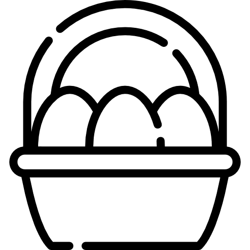 Easter egg easter egg food icon