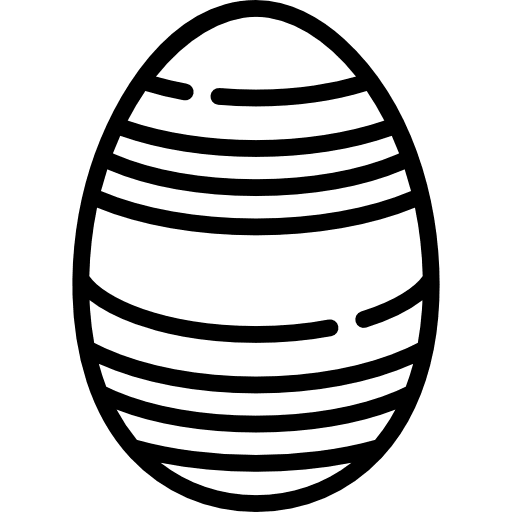 Easter egg egg decoration food icon