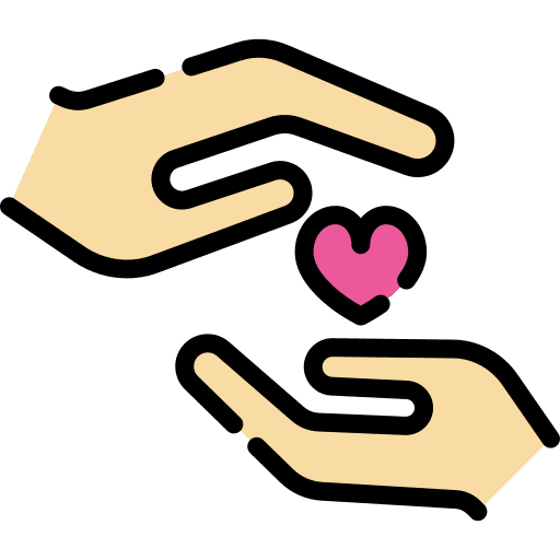Care organs business charity icon