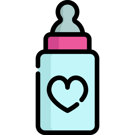 Feeding bottle feeding bottle milk kid and baby icon