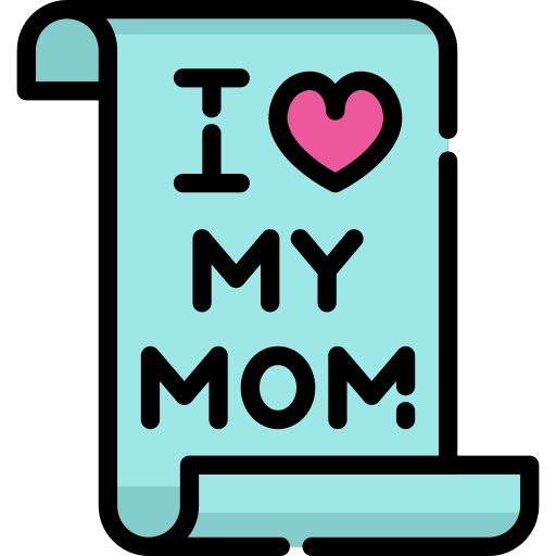 Greeting card communications greeting card mother icon