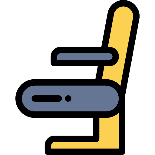 Chairs chairs seat sitting icon