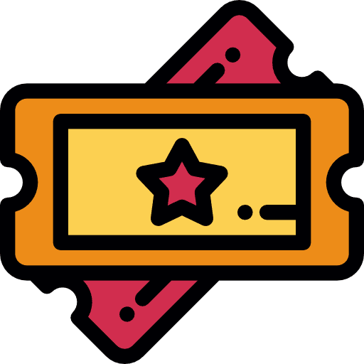 Access movies circus interface icon