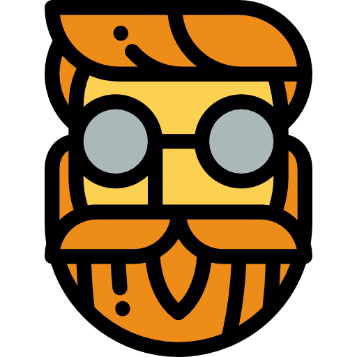 Facial hair beard cap people icon