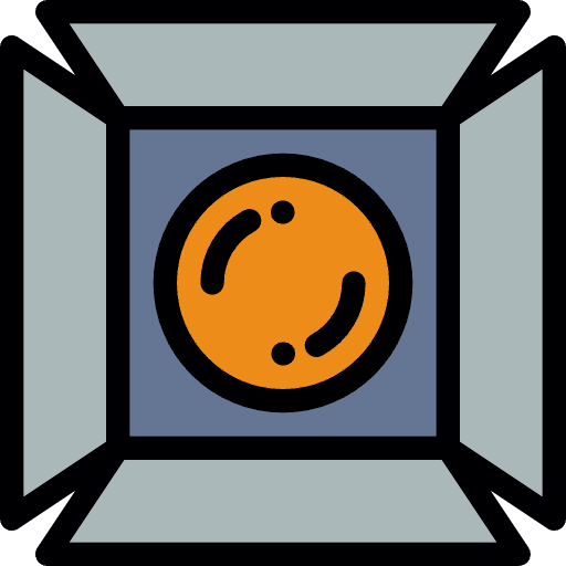 Lights cinema movies illumination icon