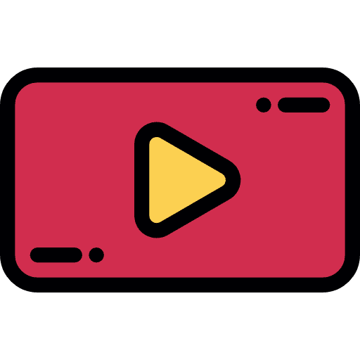 Multimedia player social network video play multimedia player icon