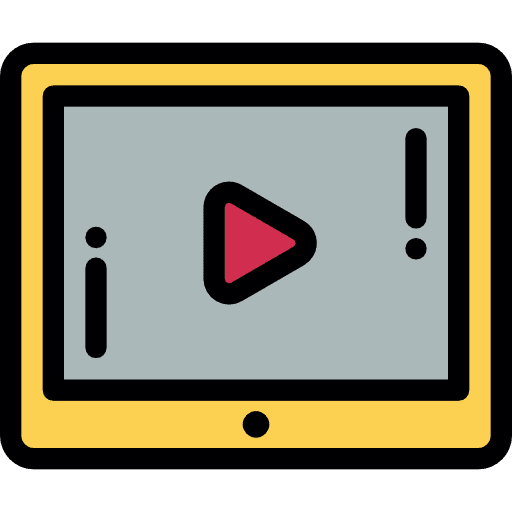 Multimedia player video play tablet multimedia player icon