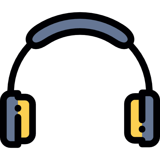 Audio earphones audio music icon