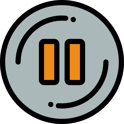 Music player circle circular interface icon