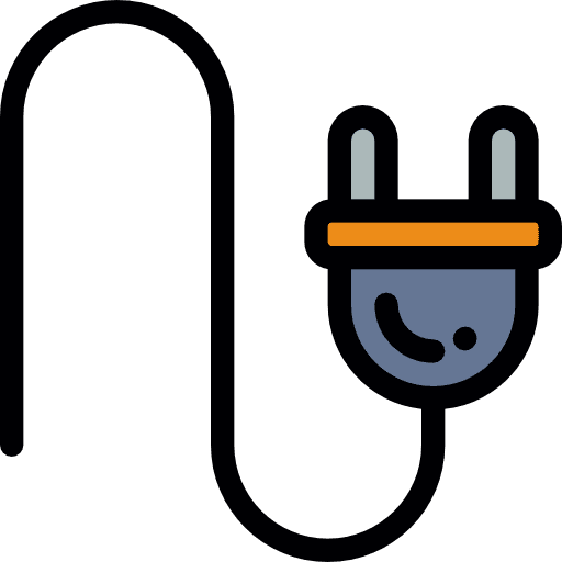 Plugs cable plugs technology icon