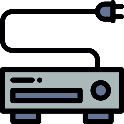 Reproduction cinema film plugs icon