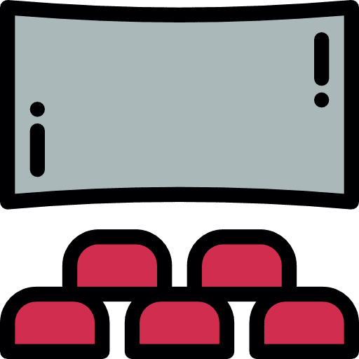 Seats films construction entertainment icon