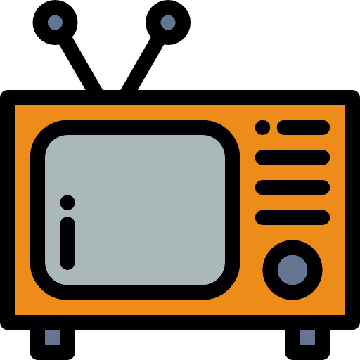 Tv screen antenna tv monitor tv screen icon