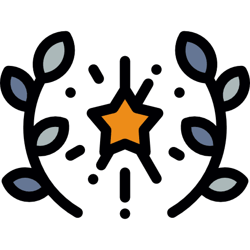 Prize star cinema awards icon